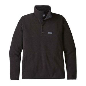 NEW Patagonia better sweater button M black w/logo